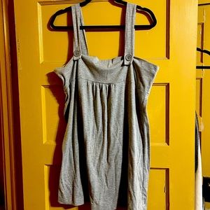 Gray Pinafore Style Tunic